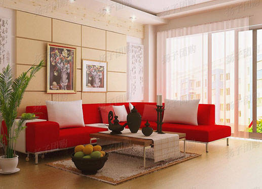 不同户型不同材质 选哪种壁纸装饰自家        客厅是接待客人的地方