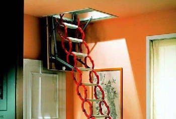 阁楼楼梯的方便与美感的提升(图)