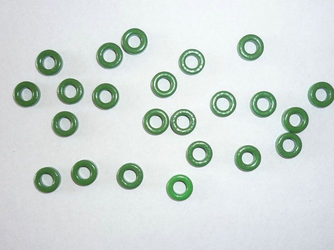 锰锌磁环磁芯,绿色绿环,共模磁环
