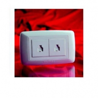 Two position telephone socket