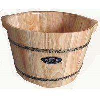 成都橡木浴足桶III型-橡木浴足桶-實木-天森木桶