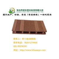 塑木方孔地板，塑木地板146-22，塑木空心地板价格