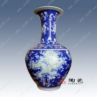 红釉描金陶瓷花瓶，开业庆典礼品花瓶，景德镇花瓶厂家