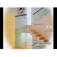 實木玻璃扶手樓梯
