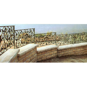 南京联润铁艺不锈钢装饰-围栏系列-锻钢围栏-LYF003
