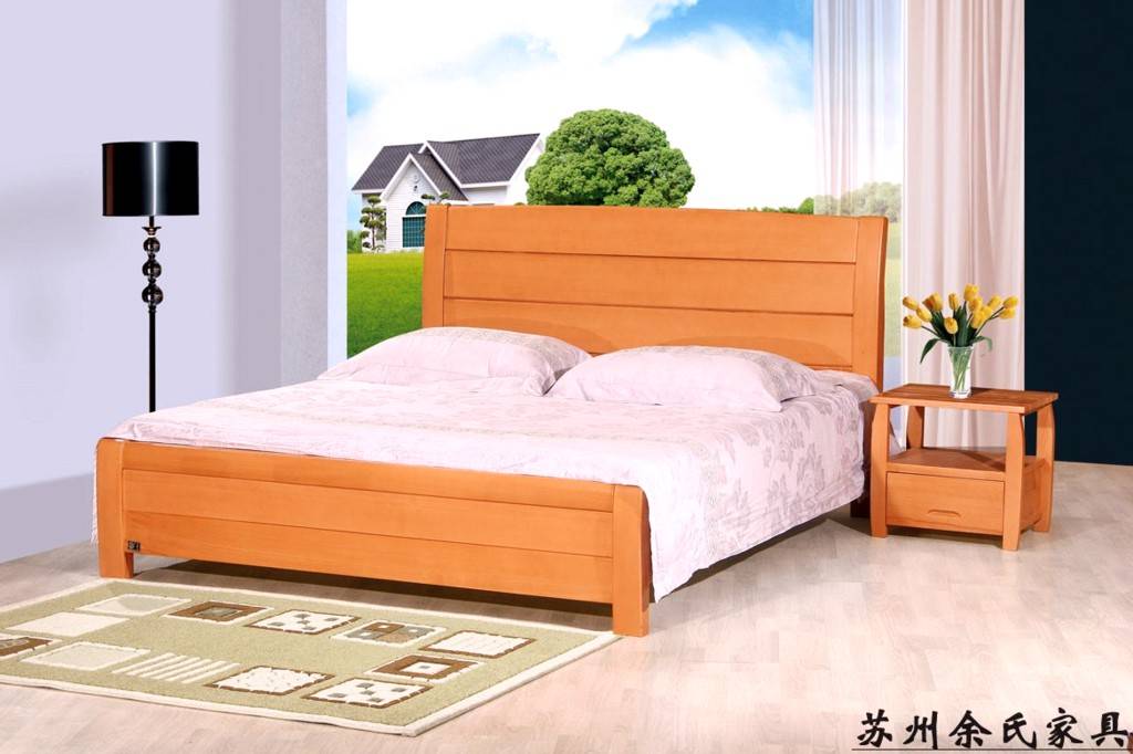 家具 榉木家具 实木家具 床 实木床 榉木高箱床