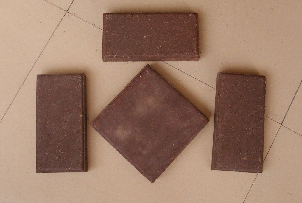 青岛威海烟台咖啡色褐色棕色烧结砖陶土砖路面砖