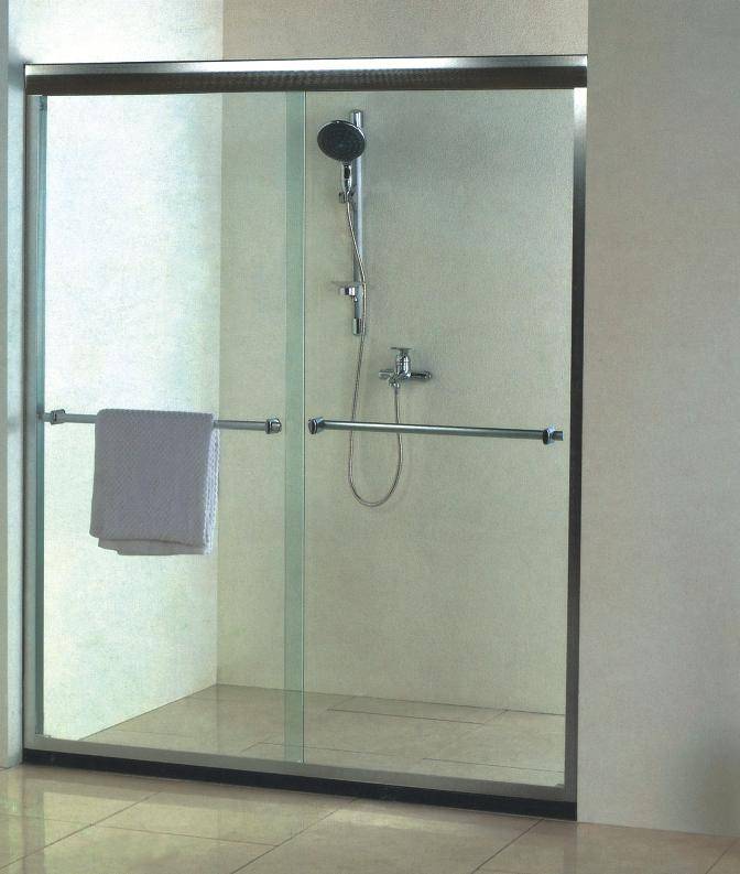 批发供应工程项目淋浴屏玻璃淋浴房铝合金淋浴房